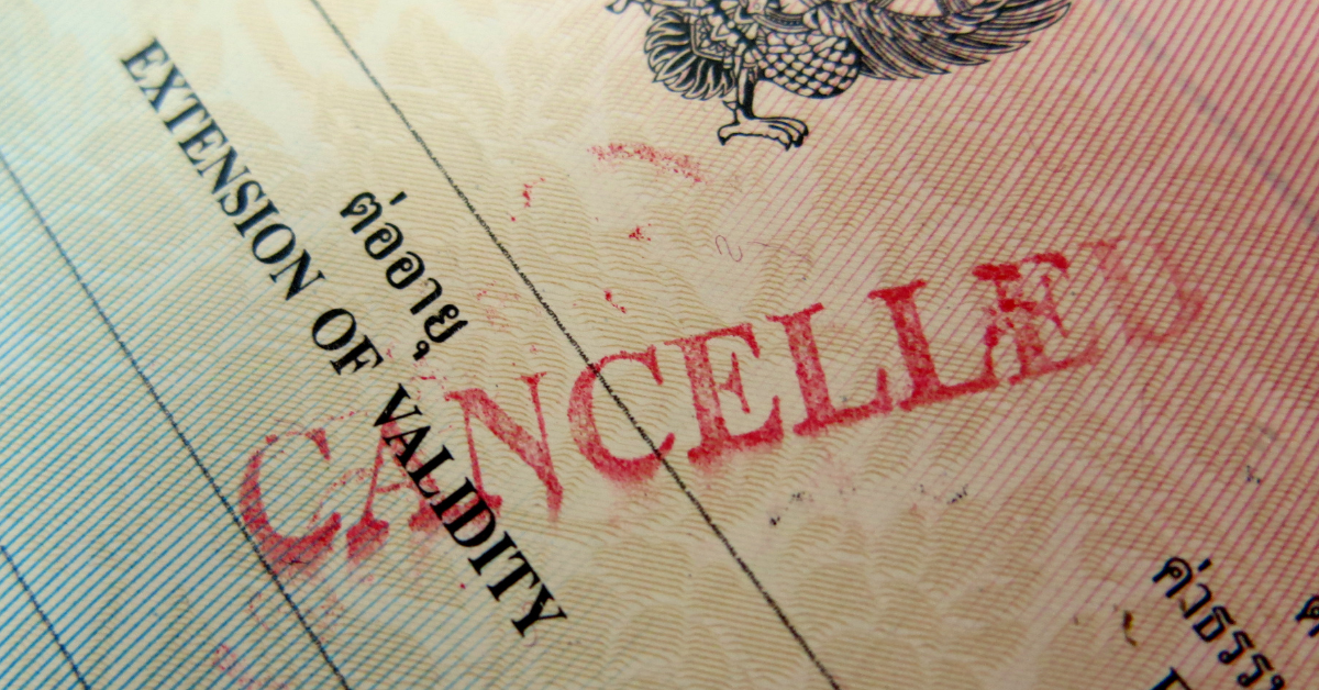 Debt & Visa Cancellation