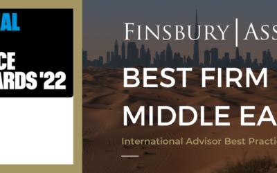 [3-min read] Finsbury Associates named ‘Best Adviser Firm in the Middle East’ at International Adviser Best Practice Awards 2022